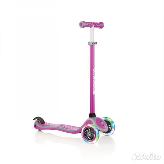 Самокат трехколесный Globber primo plus lights