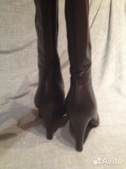 Сапоги новые кожа