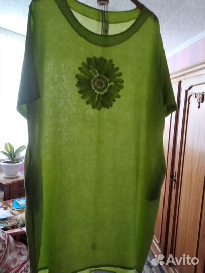 Платье льняное р.54-56 Италия