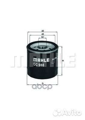 Заменаoc988A Фильтр масляный toyota/lexus IS