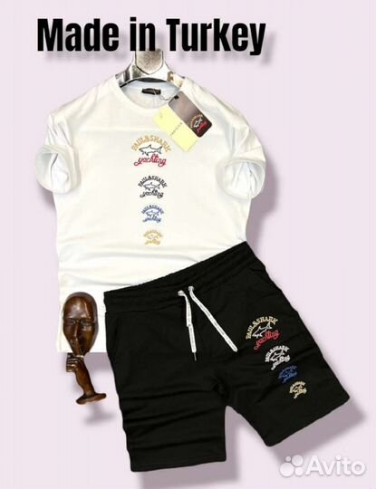 Костюм летний шорты футболка paul shark