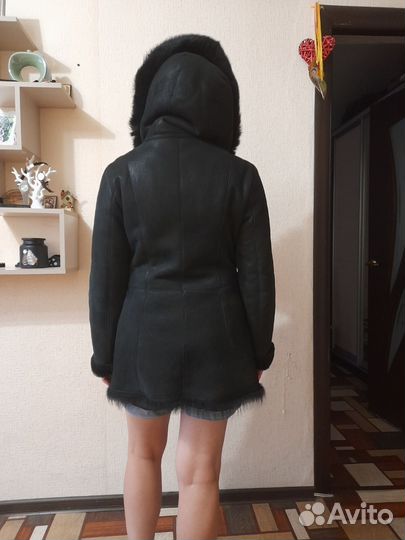 Дубленка натуральная женская б/у