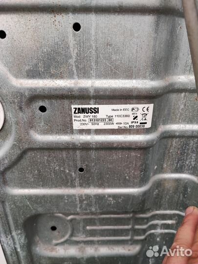 Стиральная машина zanussi