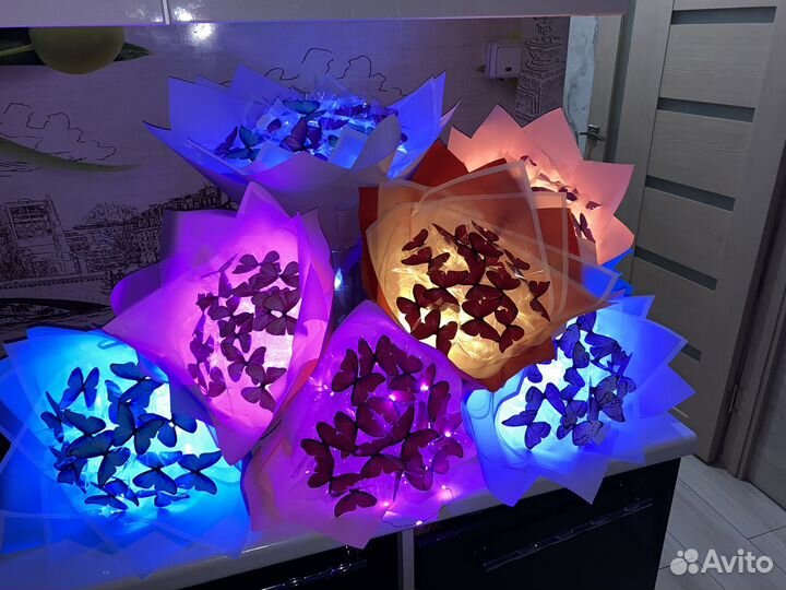 Букет с бабочками