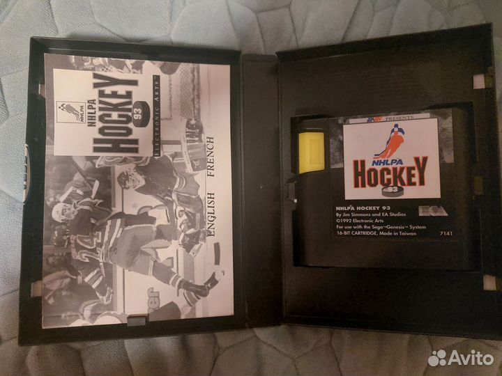 Картридж Sega Mega Drive nhlpa Hockey 93