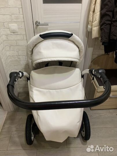 Коляска 2 в 1 indigo экокожа
