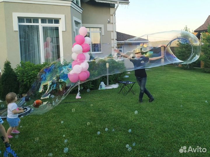 Мыльная вечеринка пузыри на улице аниматоры Ижевск