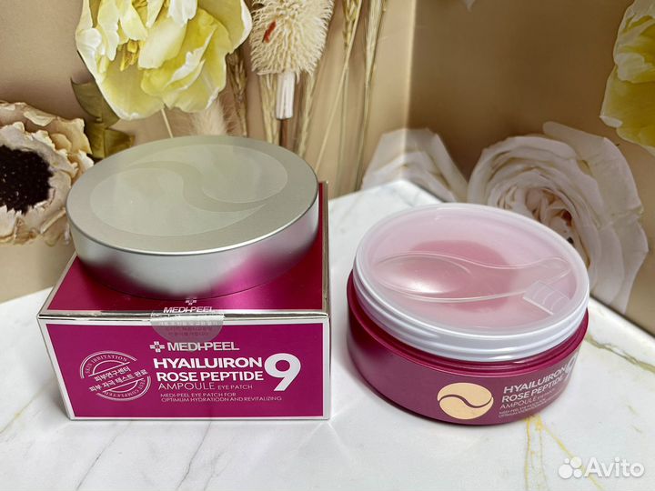 Medi-Peel Hyaluron Rose Peptide 9 патчи для глаз