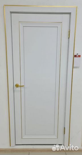 Дверь межкомнатная Деканто латунь