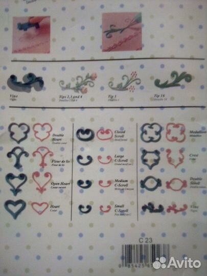 3 Новых набора форм для украшения тортов