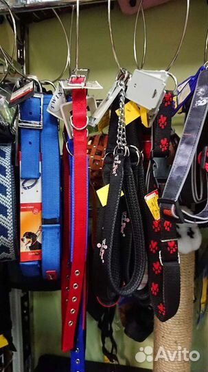 Ошейники, поводки, шлейки, ринговки