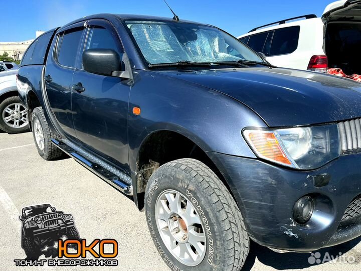 Защита порогов Mitsubishi L200