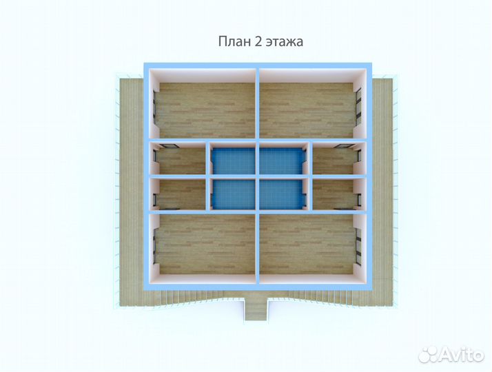 Лстк каркас мини-гостиницы (на 8-16 номеров)