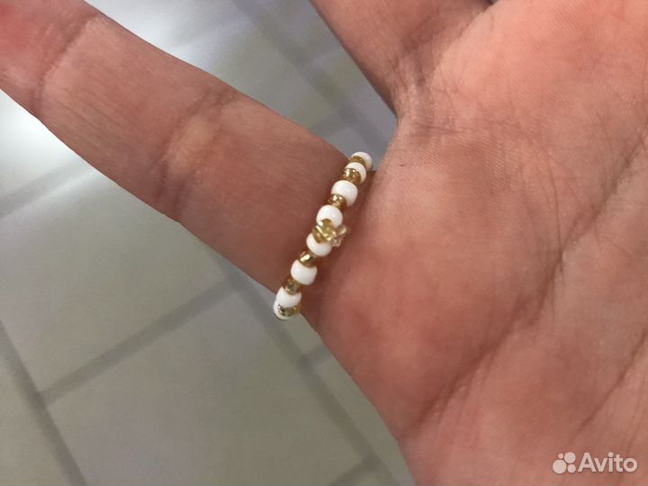 Кольцо из бисера