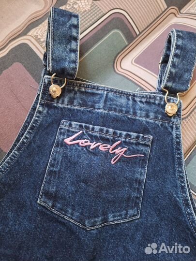 Джинсовый сарафан для девочки