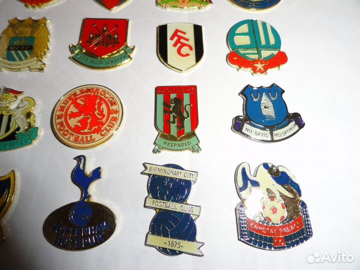 Значки Англия. The F.A. Premier League. Футбол