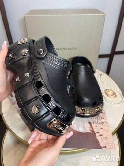 Сабо Balenciaga x crocs (идеальное качество)