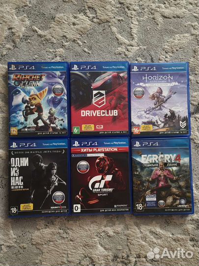 Игры для приставок ps4