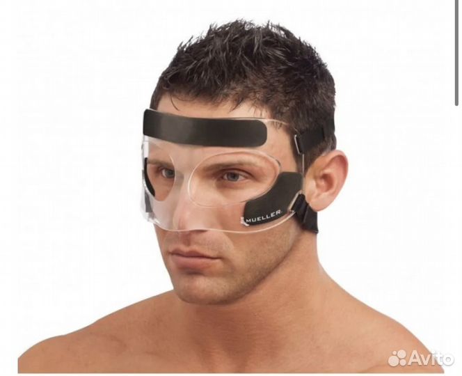 Спортивная защитная маска лица Mueller Face Guard