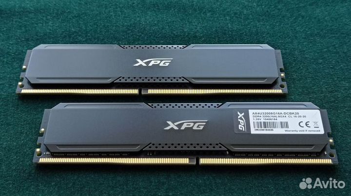 Озу DDR4 16 гб