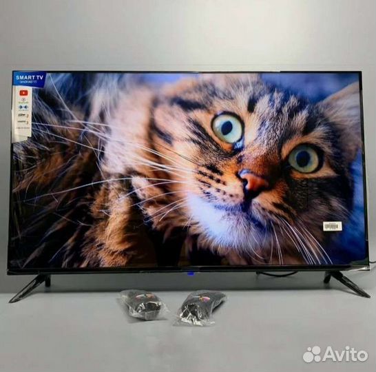 Телевизор Samsung smart tv 43 с Голосом и Блютуз