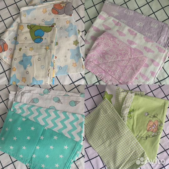 Постельное в детскую кроватку