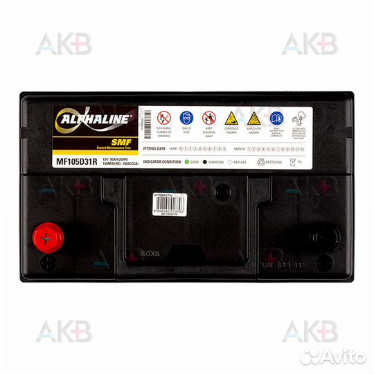 Аккумулятор автомобильный Alphaline Standard 105D3