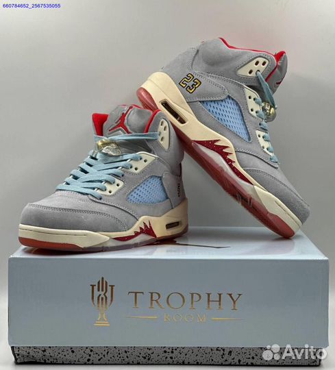 Кроссовки Trophy Room x Air Jordan 5 (Арт.20477)