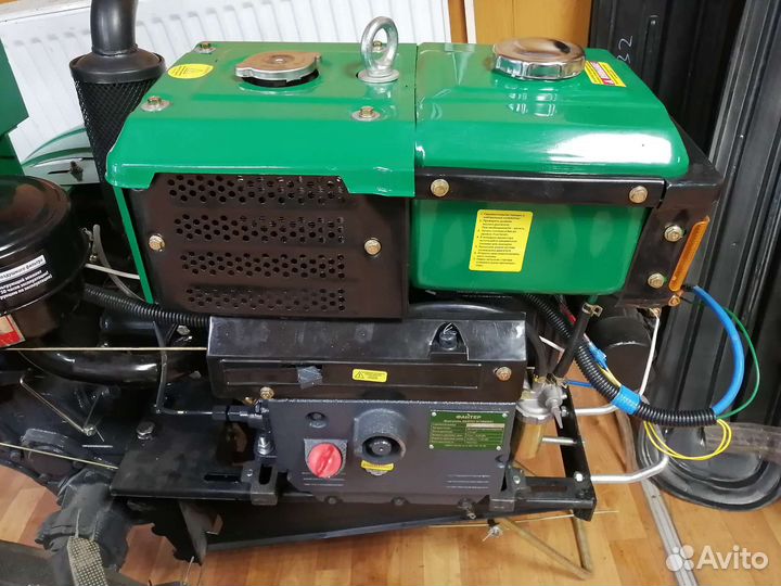 Мотоблок дизельный файтер 81 DE + почвофреза