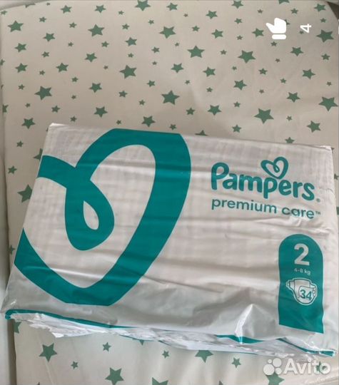 Подгузники pampers premium care 2 4 8 кг