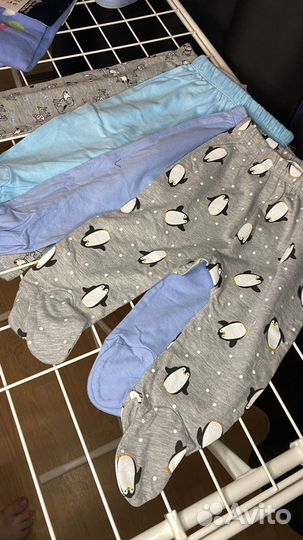 Ползунки новые 4 шт