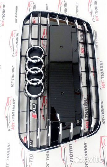 Решётка на Audi A6 11-14 в стиле S6 style #1 Audi