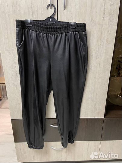 Брюки кожаные