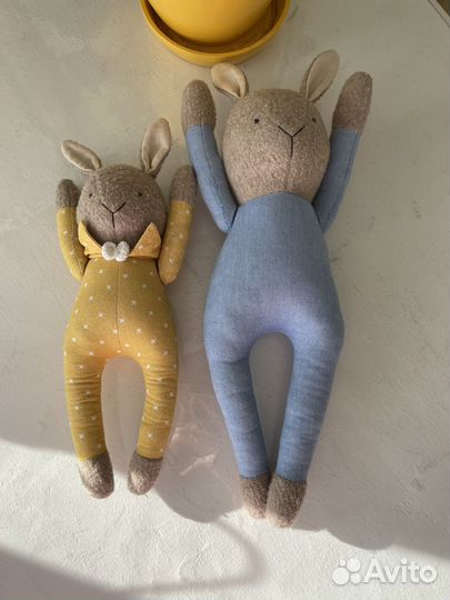 Игрушки зайчики премиум