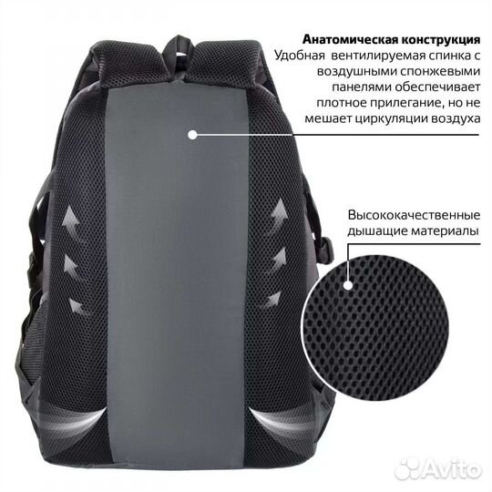 Рюкзак городской Brauberg Functional MainStream 1