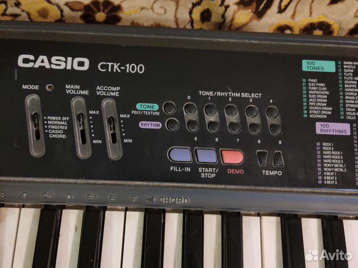 Синтезатор casio стк-100