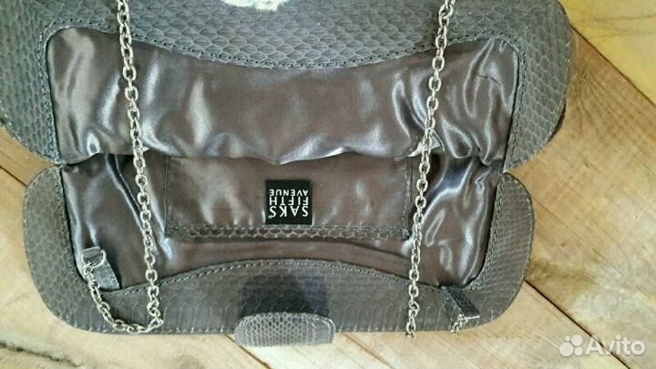 Сумка - клатч из питона