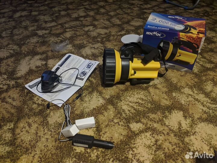 Аккумуляторный фонарик космос AP2000S