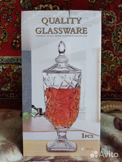 Лимонадница с краном 3 литра