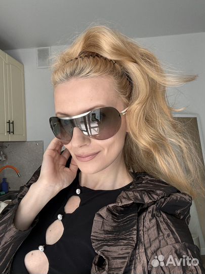 Очки солнечные Prada маска оригинал винтаж