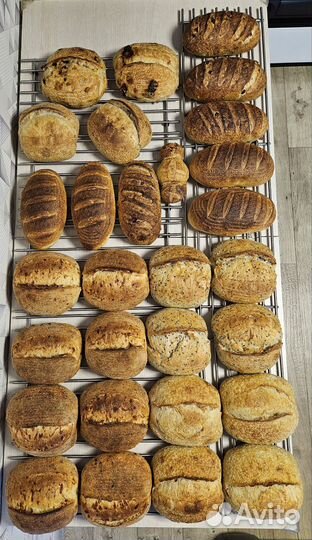 Ремесленный хлеб на закваске / бездрожжевой хлеб