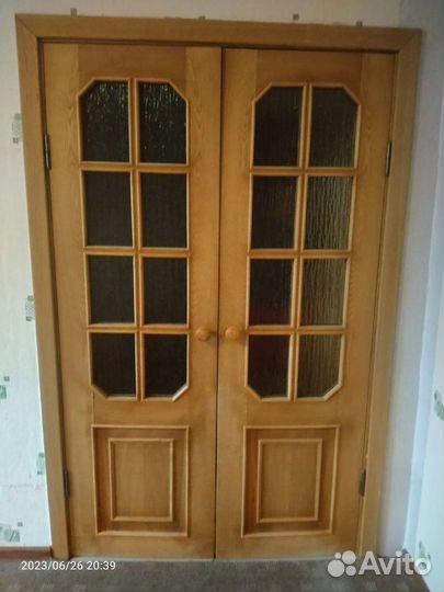 Двери межкомнатные бу двойные