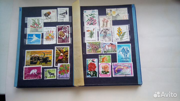 Альбом с марками(Флора и фауна)