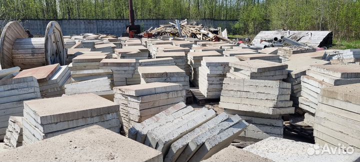 Плита тротуарная бетонная