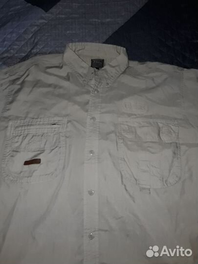 Рубашка мужская Сафари с сеткой, размер XXL (56)