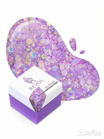 Гель-лак Revol Sleepy moon (слюда)