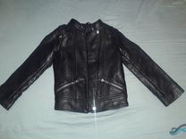 Кожаная куртка косуха zara 110 см 4-5 лет