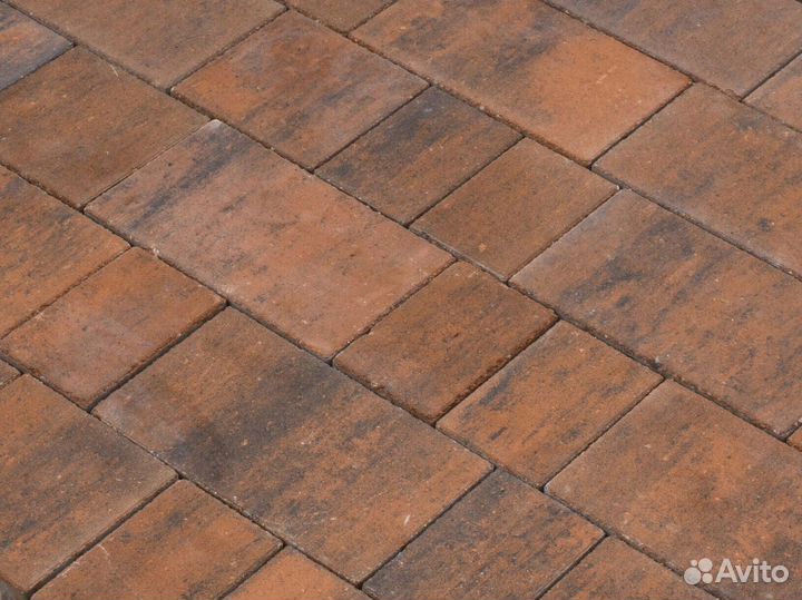 Тротуарная плитка / Брусчатка Новосибирск 80мм