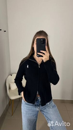 Новый джемпер Polo ralph lauren на молнии
