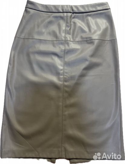 Кожаная юбка, блузка, 46-48, zolla, Mohito